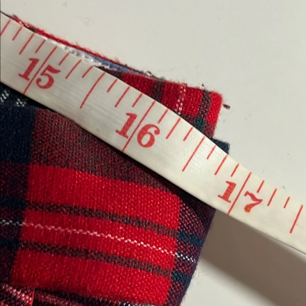 EUC Vineyard Vines Red Plaid Pants / matching belt Sz 8 - Picture 10 of 12